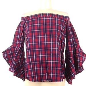 Soulmates Off the Shoulder Blouse with Bell Sleeves